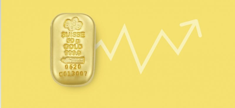 صعود قیمت طلا به بالاترین حد در دو هفته اخیر
