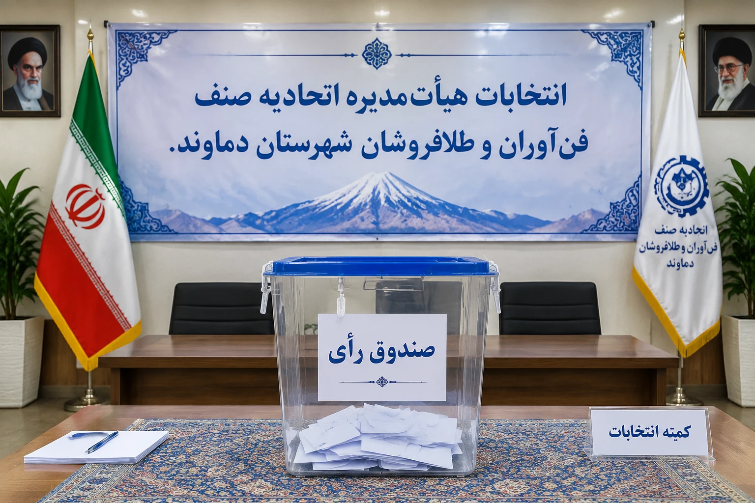 انتخابات هیأت‌مدیره اتحادیه صنف فن‌آوران و طلافروشان شهرستان دماوند برای تعیین سه عضو اصلی این هیأت، روز سه‌شنبه 12 آبان‌ماه با رقابت 9 داوطلب برگزار می‌شود.