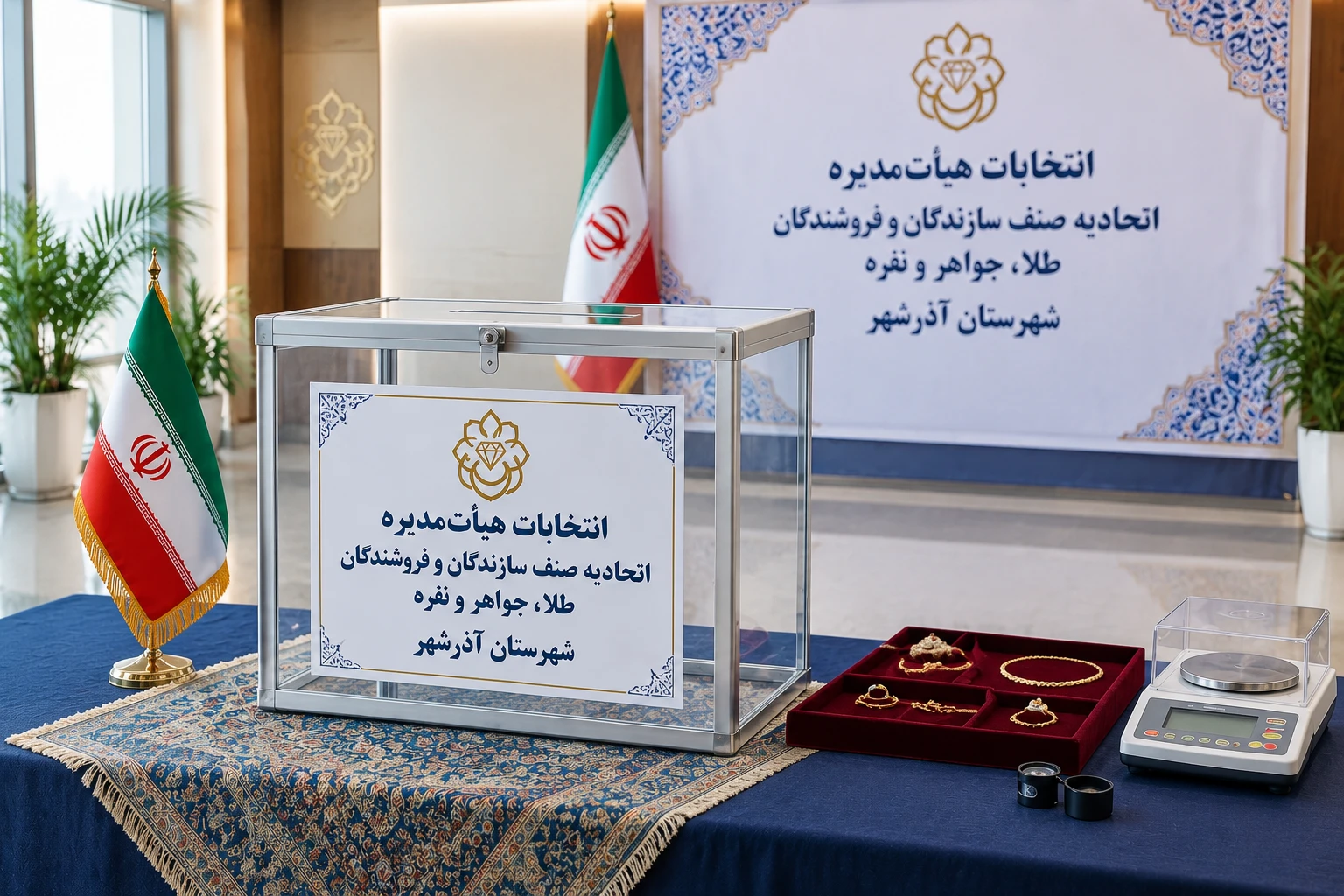 انتخابات هیأت‌مدیره اتحادیه صنف سازندگان و فروشندگان طلا، جواهر و نقره شهرستان آذرشهر با رقابت 8 داوطلب، روز سه‌شنبه 21 مهرماه در محل اداره صنعت، معدن و تجارت این شهرستان برگزار می‌شود.