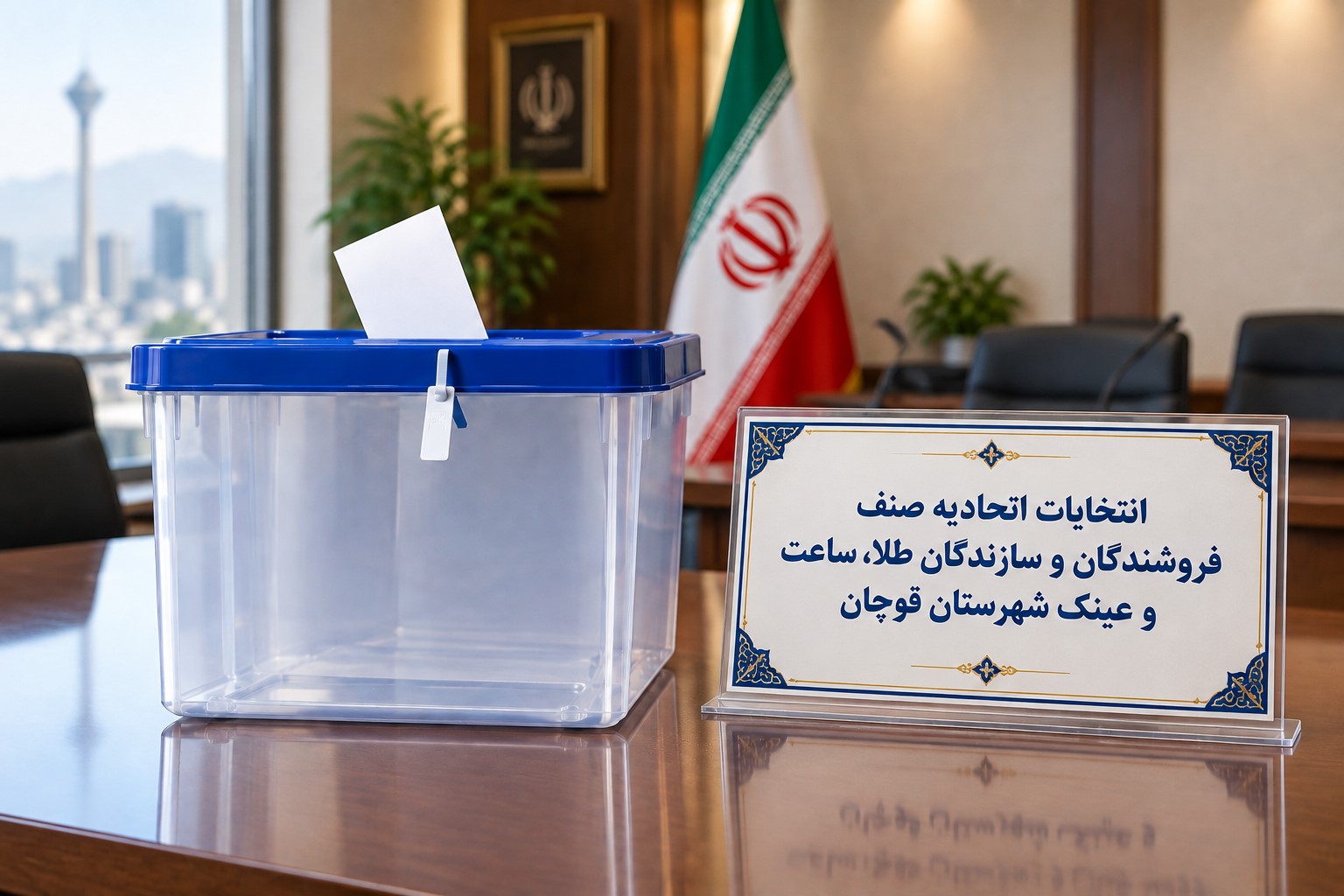  رئیس اتحادیه صنف طلا، ساعت و عینک شهرستان قوچان خبرداد: انتخابات تعیین اعضای هیئت مدیره اتحادیه صنف فروشندگان و سازندگان طلا، ساعت و عینک شهرستان قوچان، روز چهارشنبه هشتم مهرماه سال 1405 برگزار خواهد شد.
